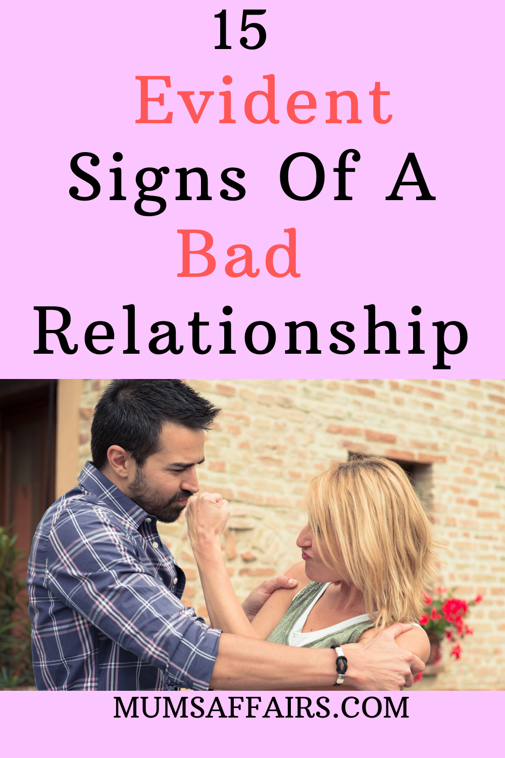 what are the signs of a bad relationship