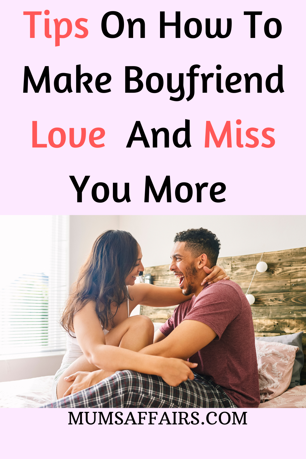 Boyfriend tips for making 12 Tips