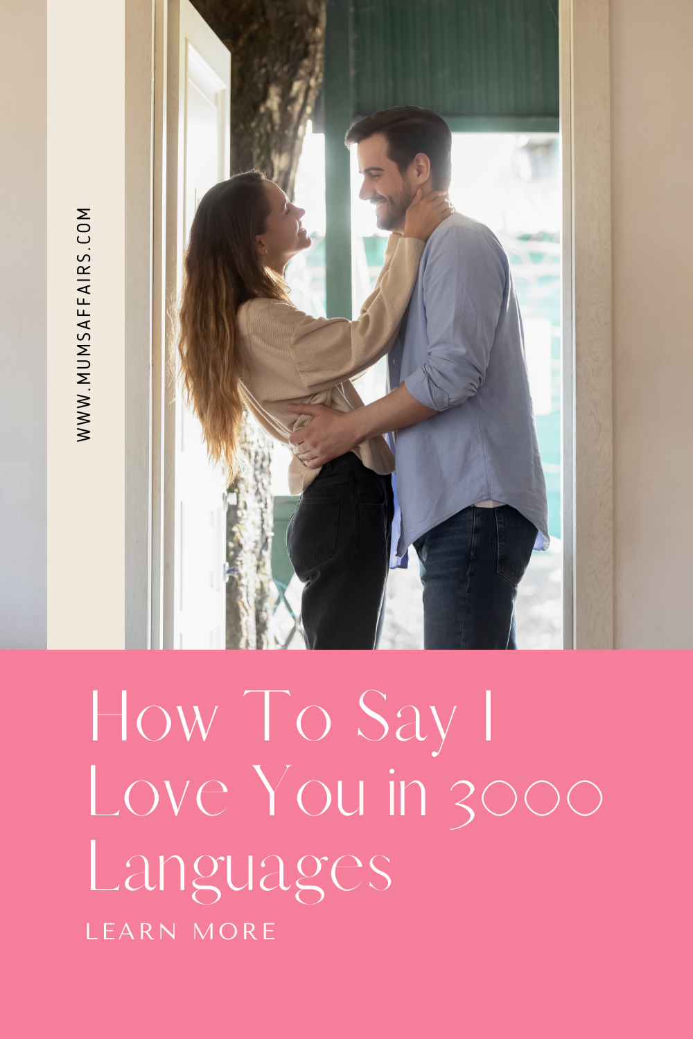 Ways to say I love you in many languages