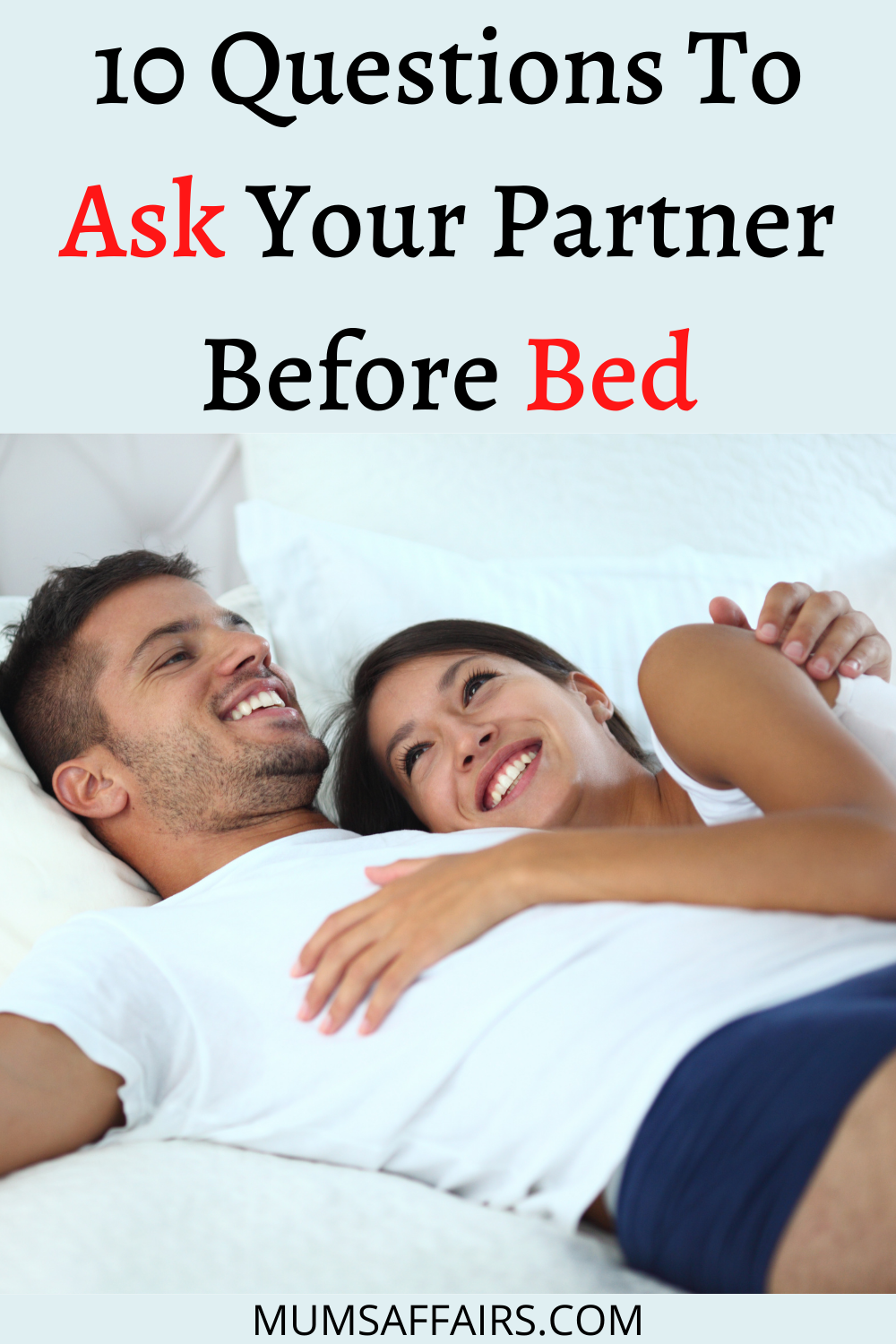 flirty questions to ask your partner before bed